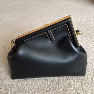 Authentic Fendi First Medium Shoulder Bag